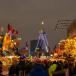 Schausteller und Fahrgeschäfte auf dem Hamburger Winter Dom